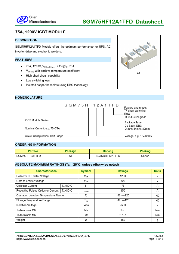 SGM75HF12A1TFD