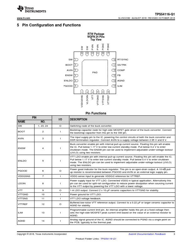 TPS54116-Q1