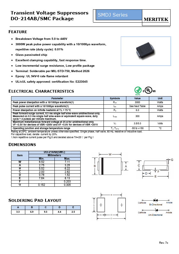 SMDJ7.5C