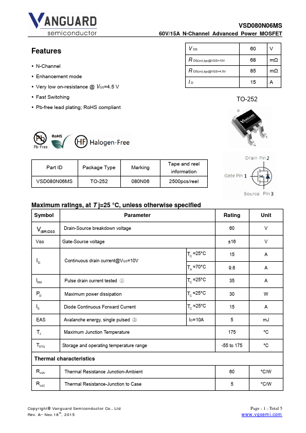 VSD080N06MS