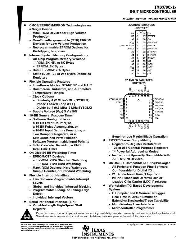 TMS370C312A