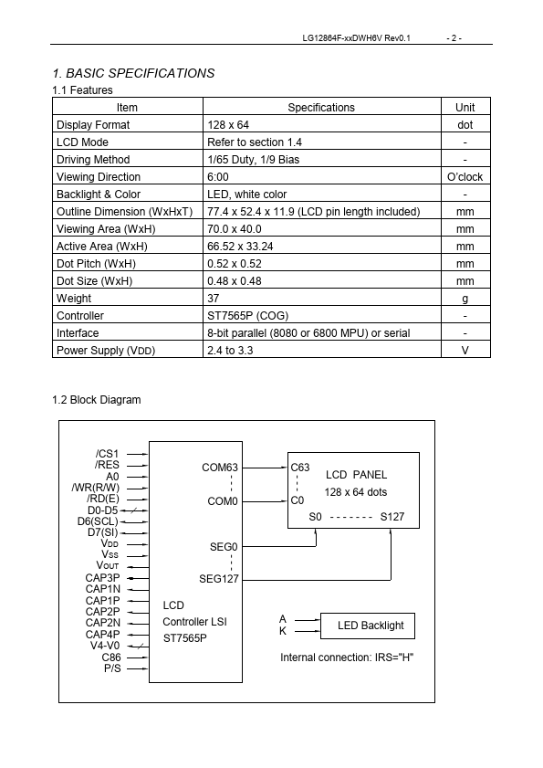 LG12864F-LMDWH6V