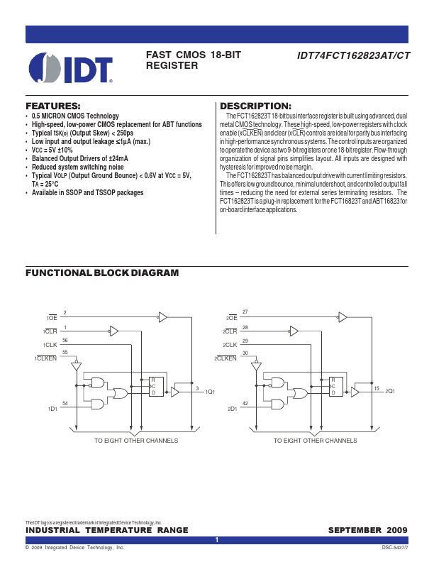 IDT74FCT162823BT