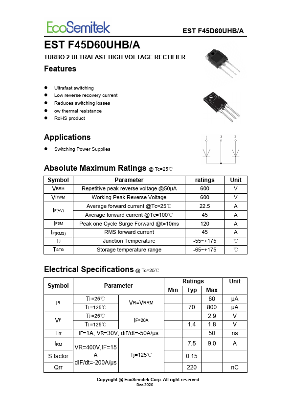 ESTF45D60UHB