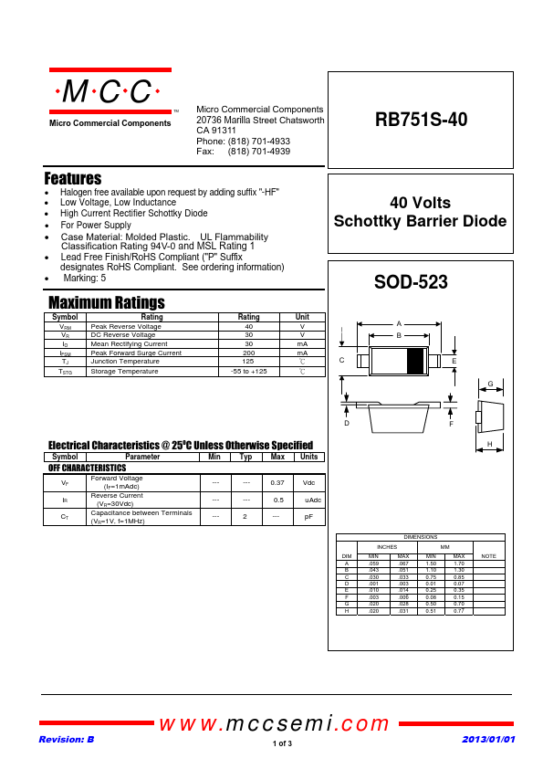 RB751S-40