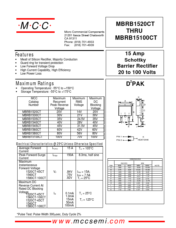 MBRB1545CT