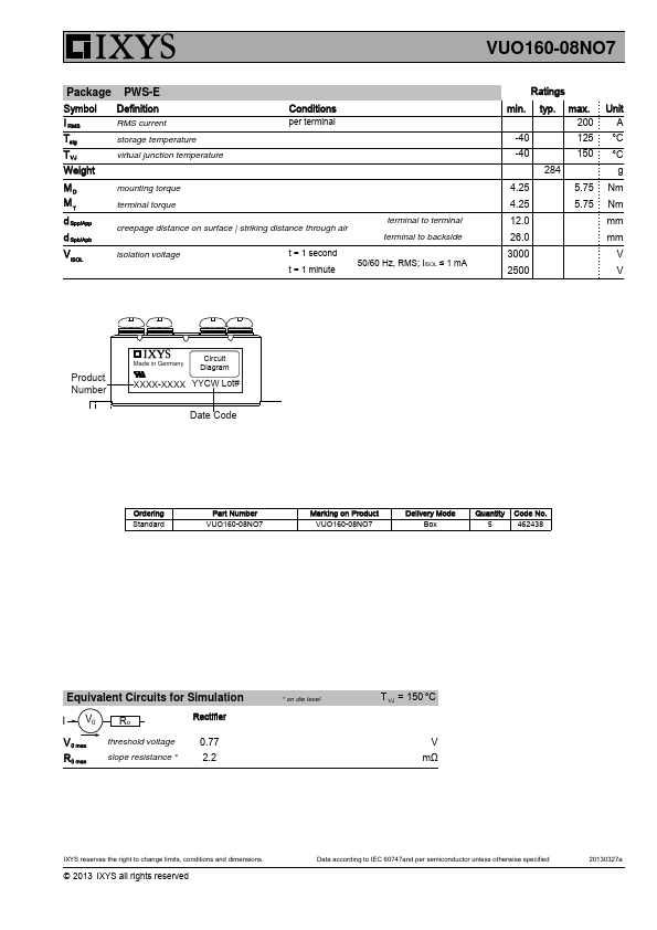 VUO160-08NO7