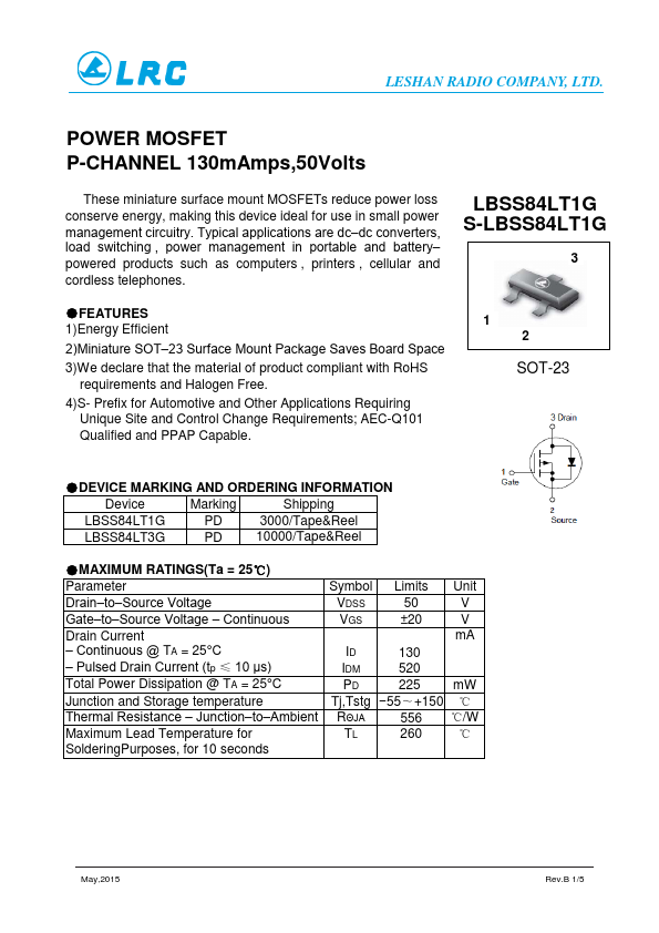 LBSS84LT3G