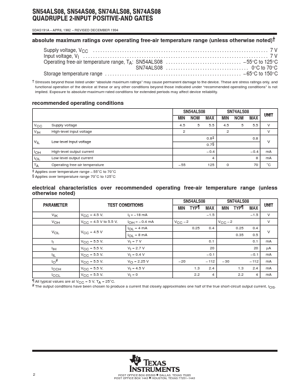 SN54AS08