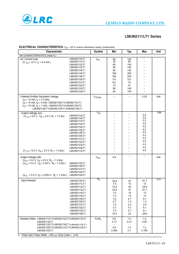 LMUN2134LT3