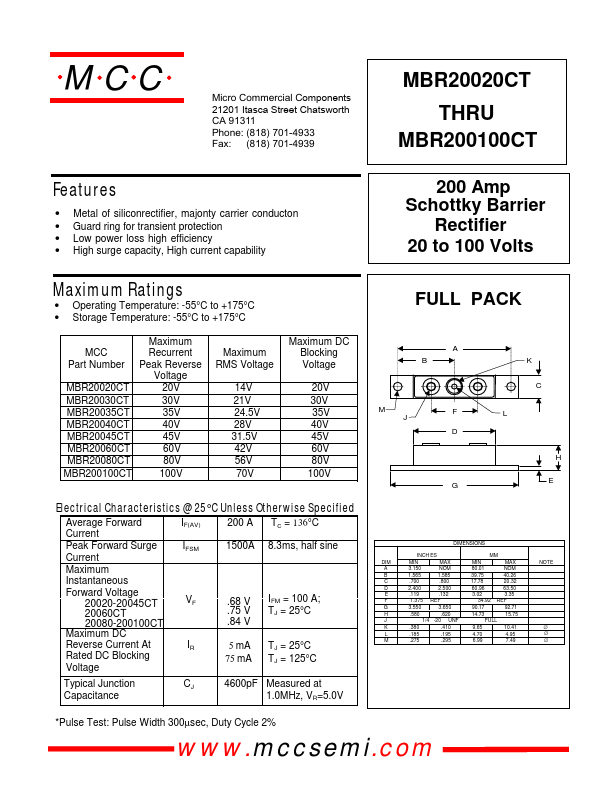 MBR20045CT