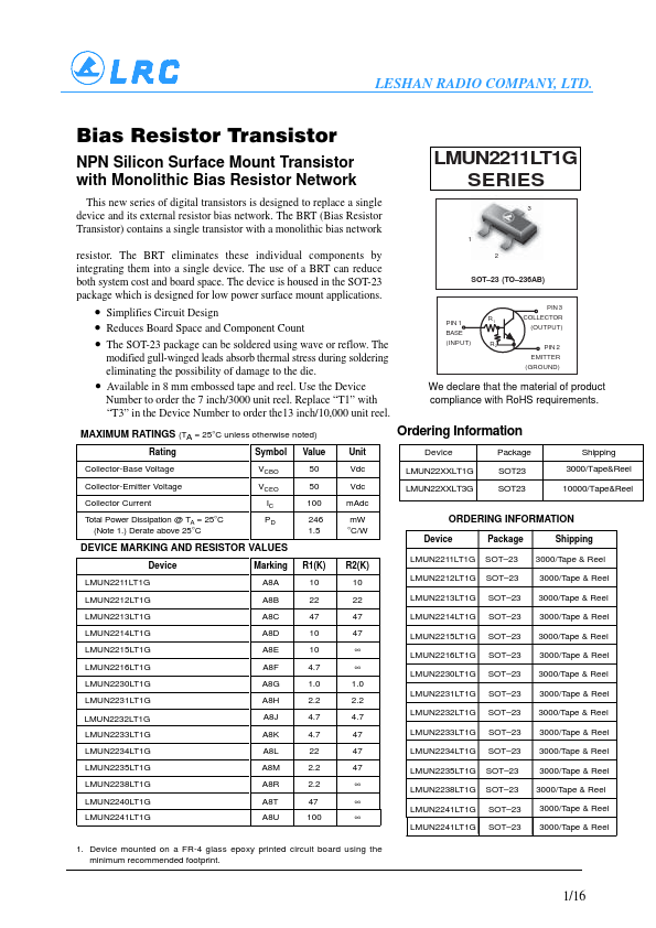 LMUN2230LT1G