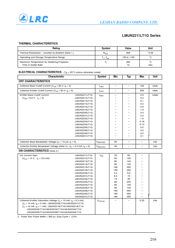 LMUN2230LT1G