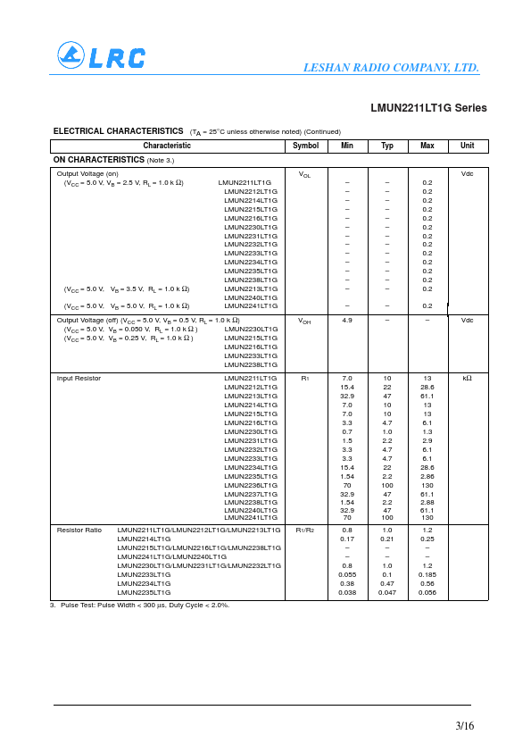 LMUN2230LT1G