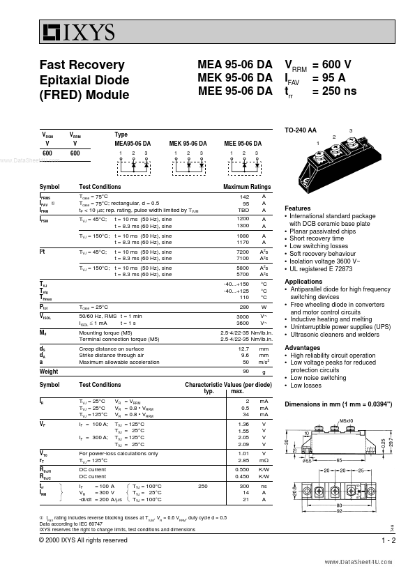 MEA95-06DA