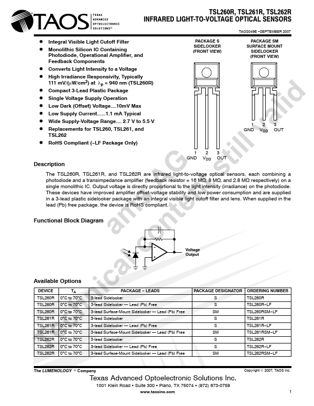 TSL262R