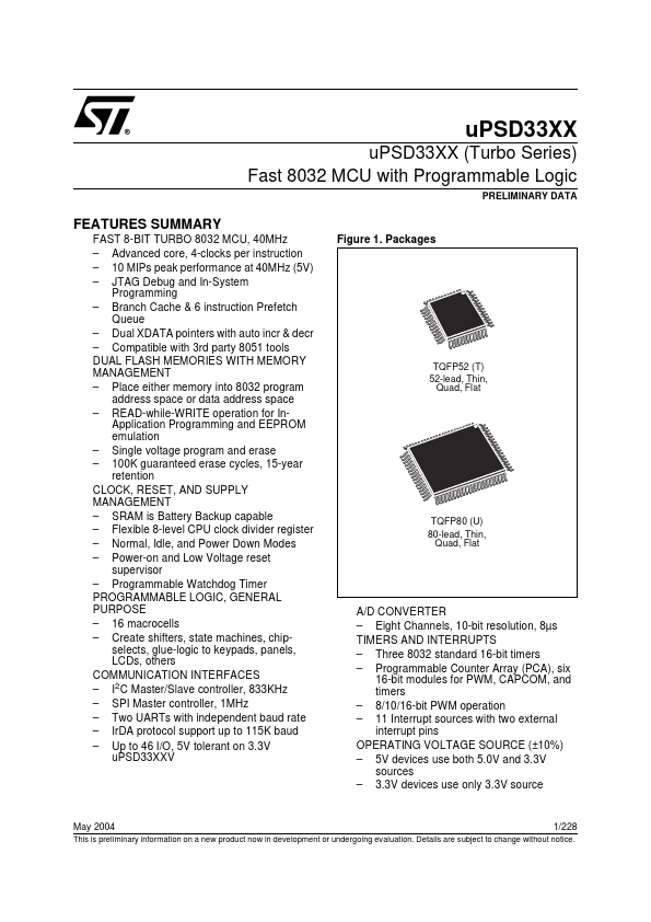 uPSD3354DV-40T6