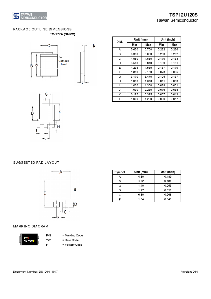 TSP12U120S