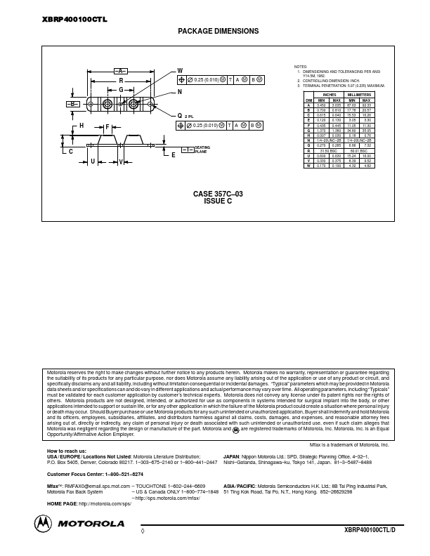 XBRP400100CTL