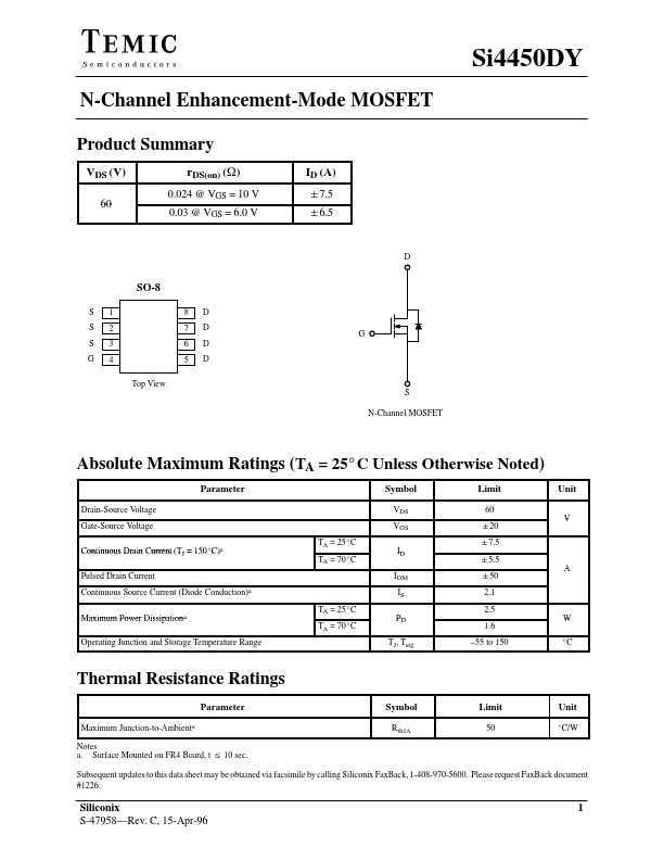 Si4450DY