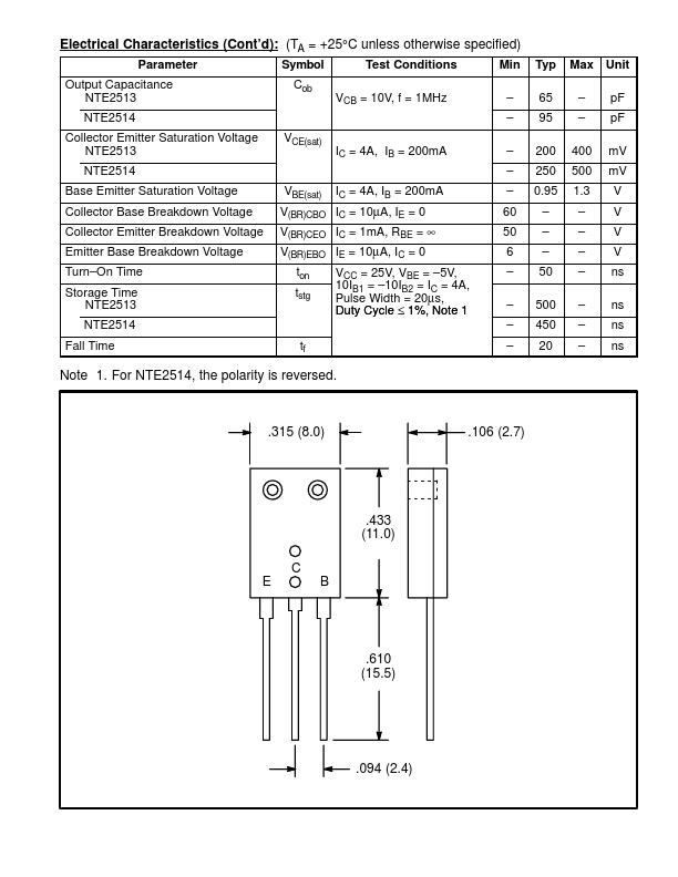 NTE2514