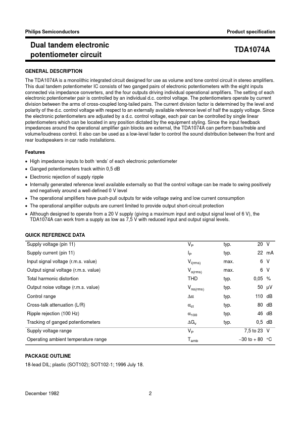 TDA1074A