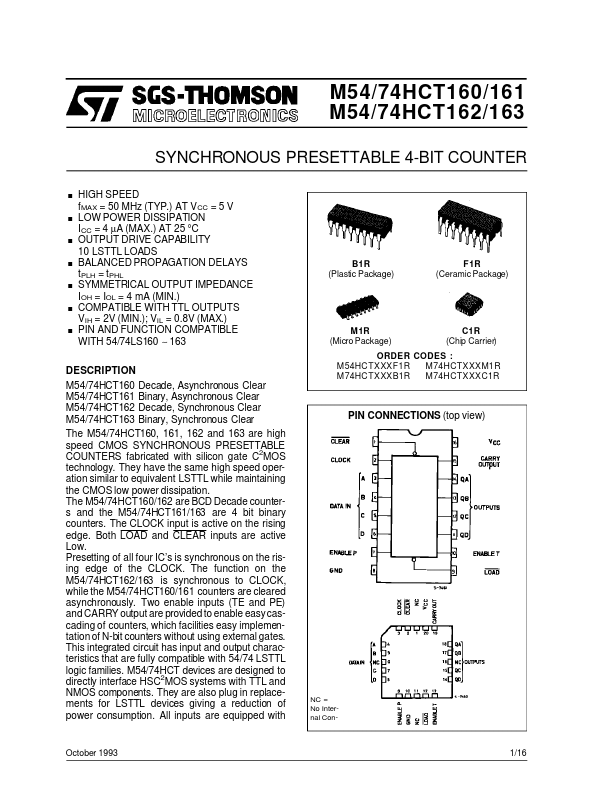 M54HCT162