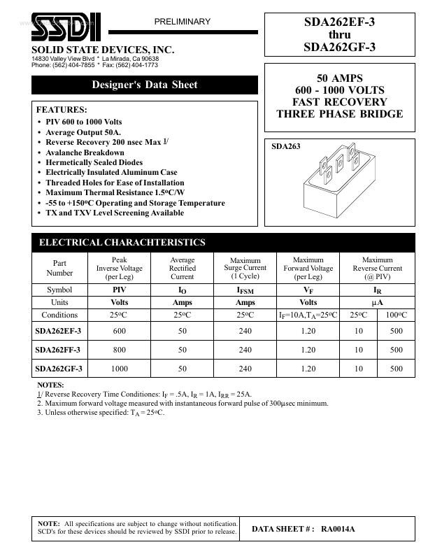 SDA262FF-3