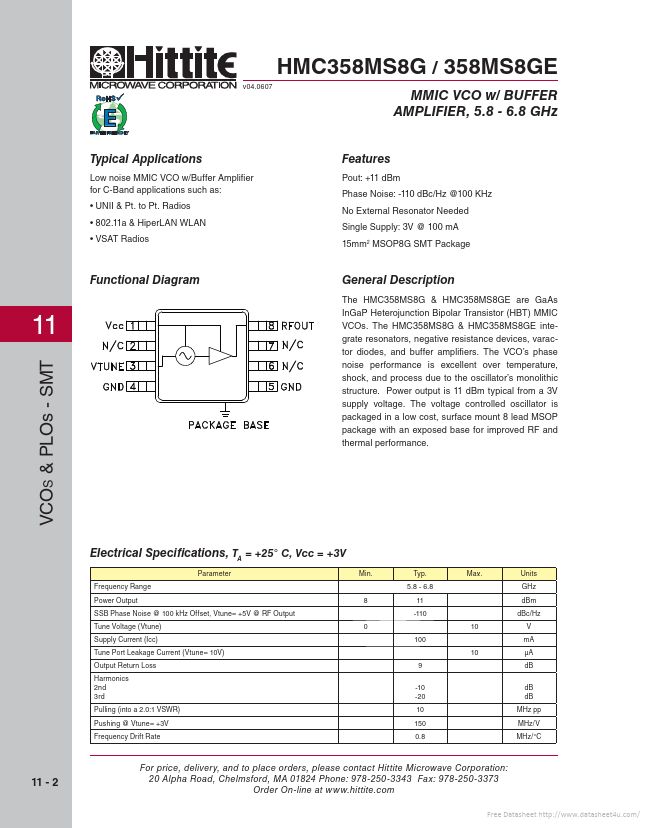 HMC358MS8GE