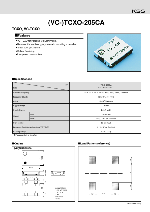 VC-TCXO-205CA