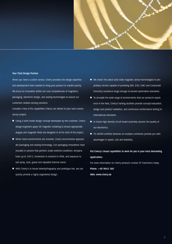 AN8 MAGNETIC SENSOR Cherry 