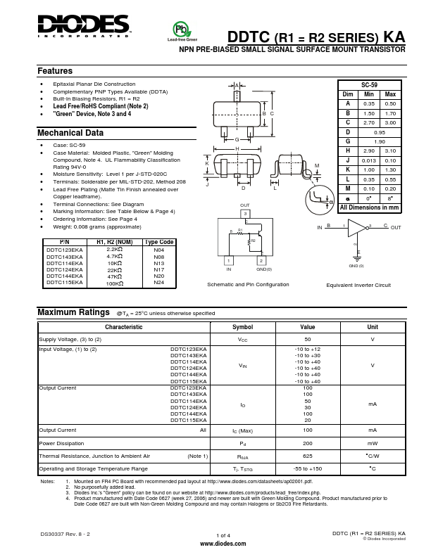 DDTC123EKA