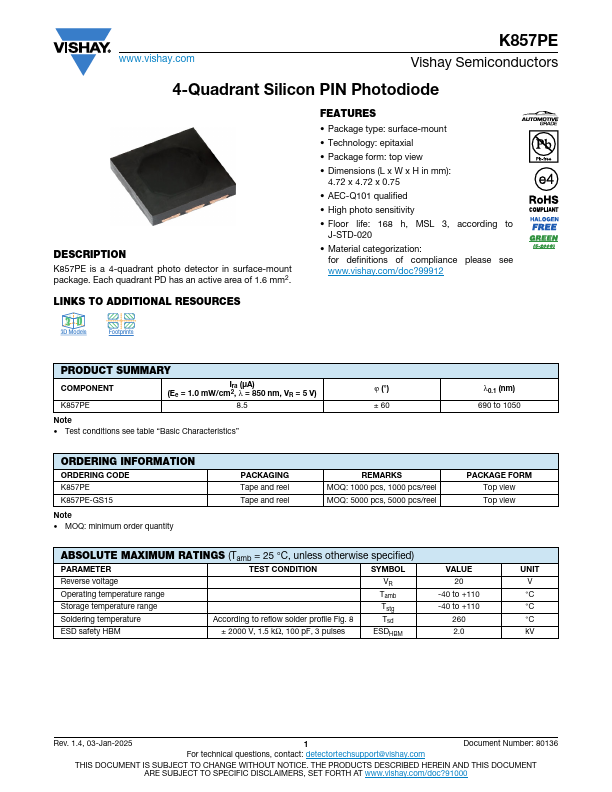 K857PE Datasheet Preview
