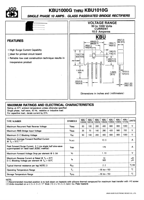 KBU1006G