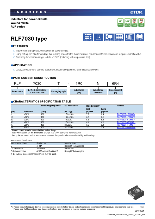 RLF7030