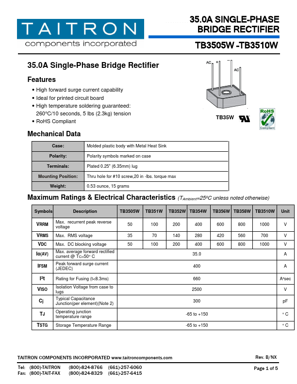 TB3510W