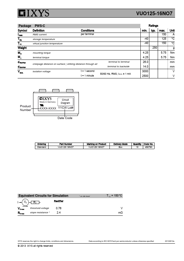 VUO125-16NO7