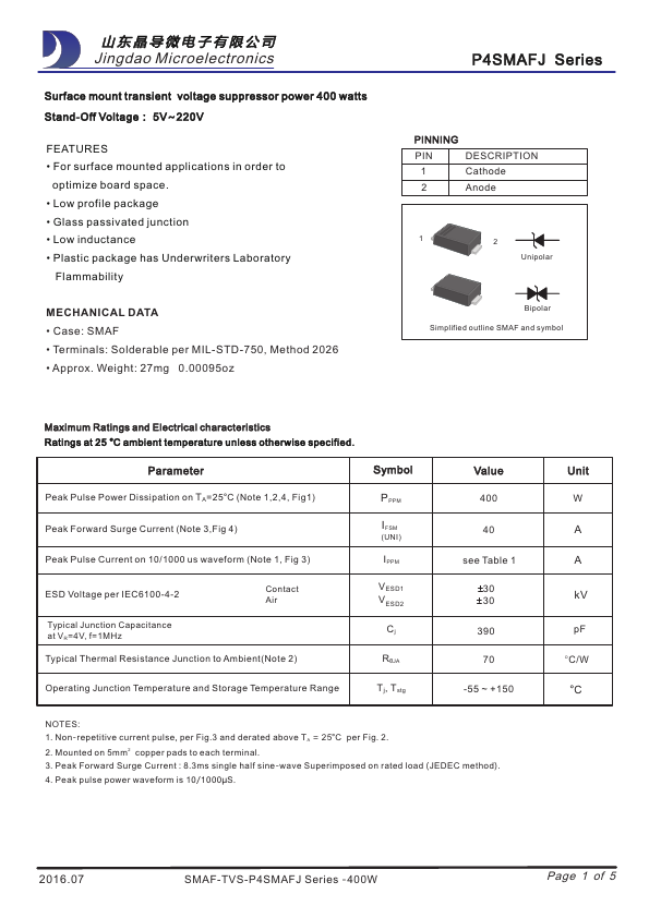 P4SMAFJ8.5C