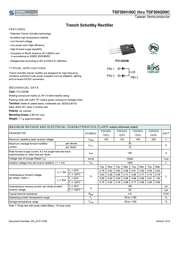 TSF30H200C