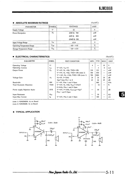 NJM386BM