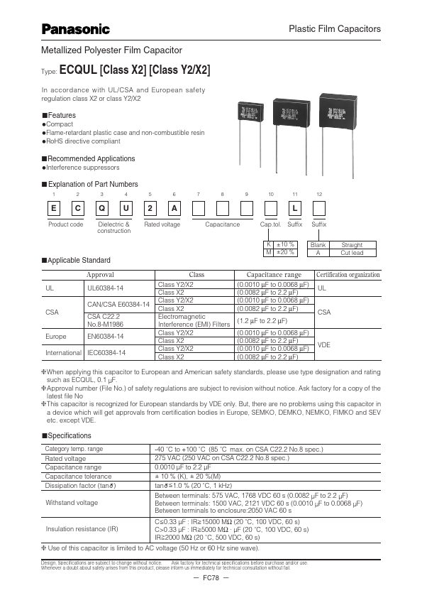 ECQU2A184ML