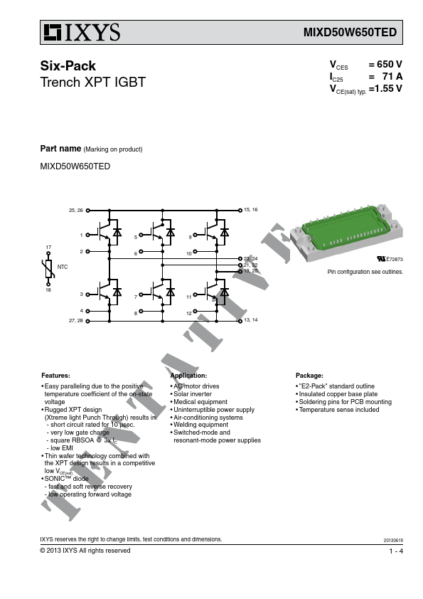 MIXD50W650TED