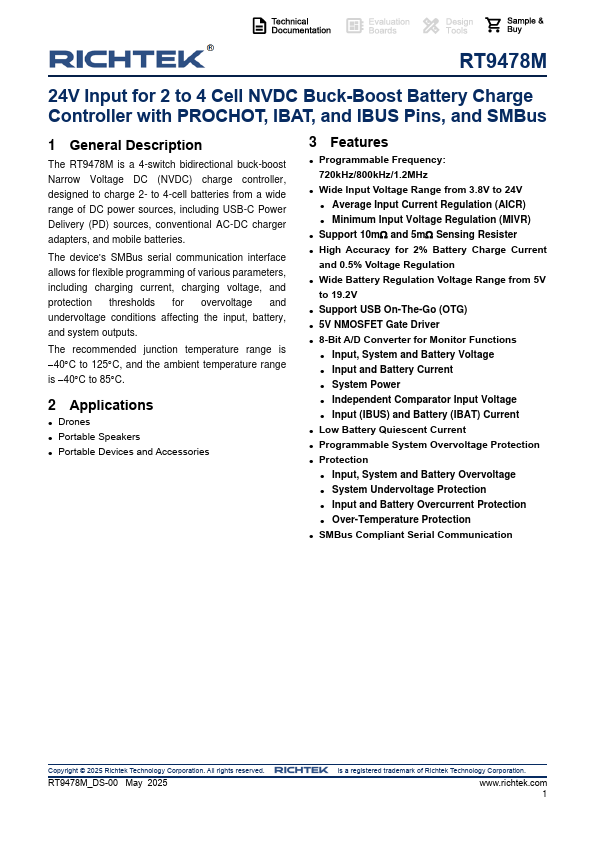 RT9478M Datasheet Preview