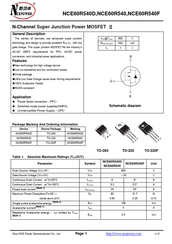 NCE60R540F