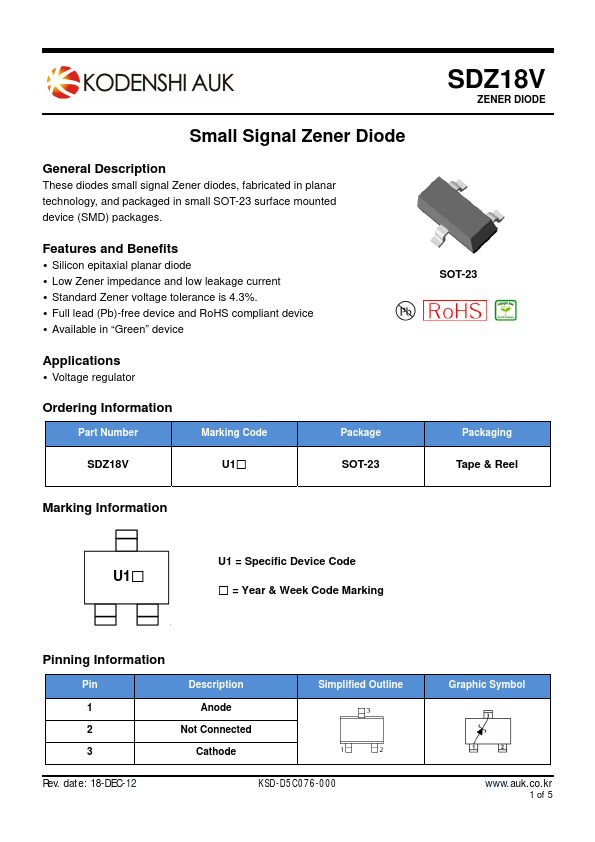 SDZ18V