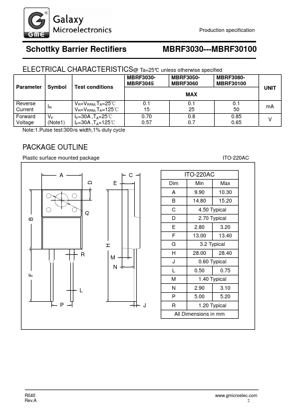 MBRF3030