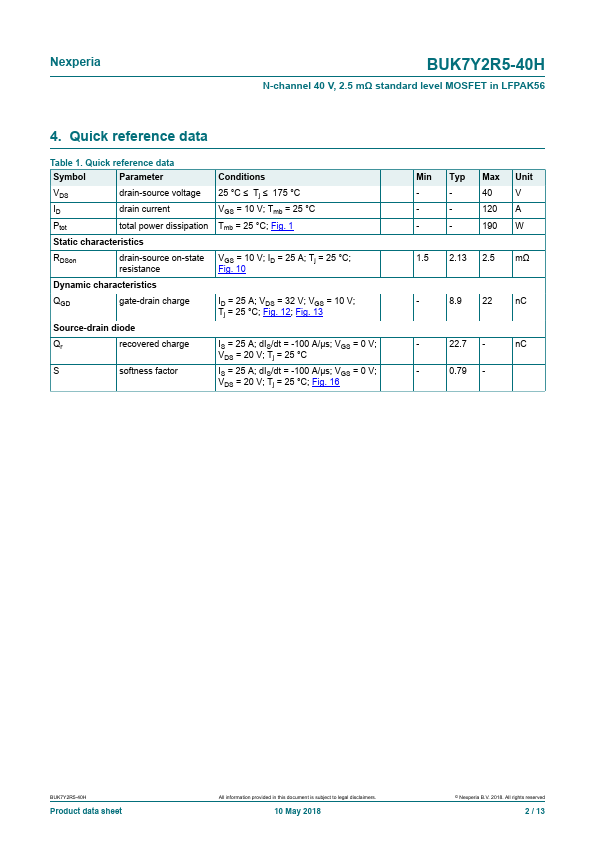 BUK7Y2R5-40H