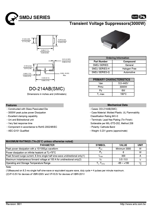 SMDJ40CA