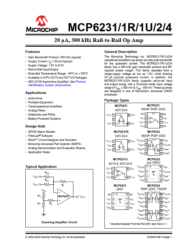 MCP6232