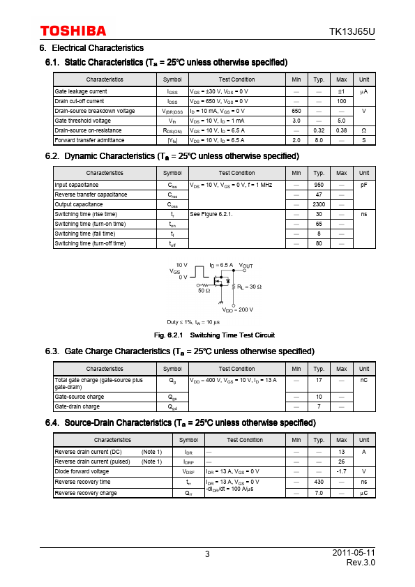 TK13J65U